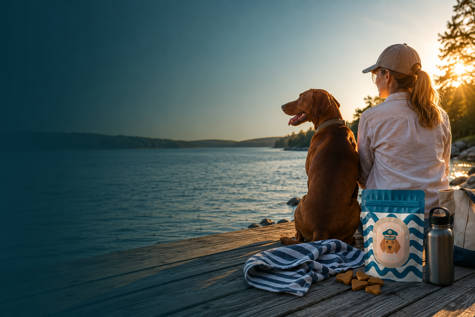 Dog summer adventure